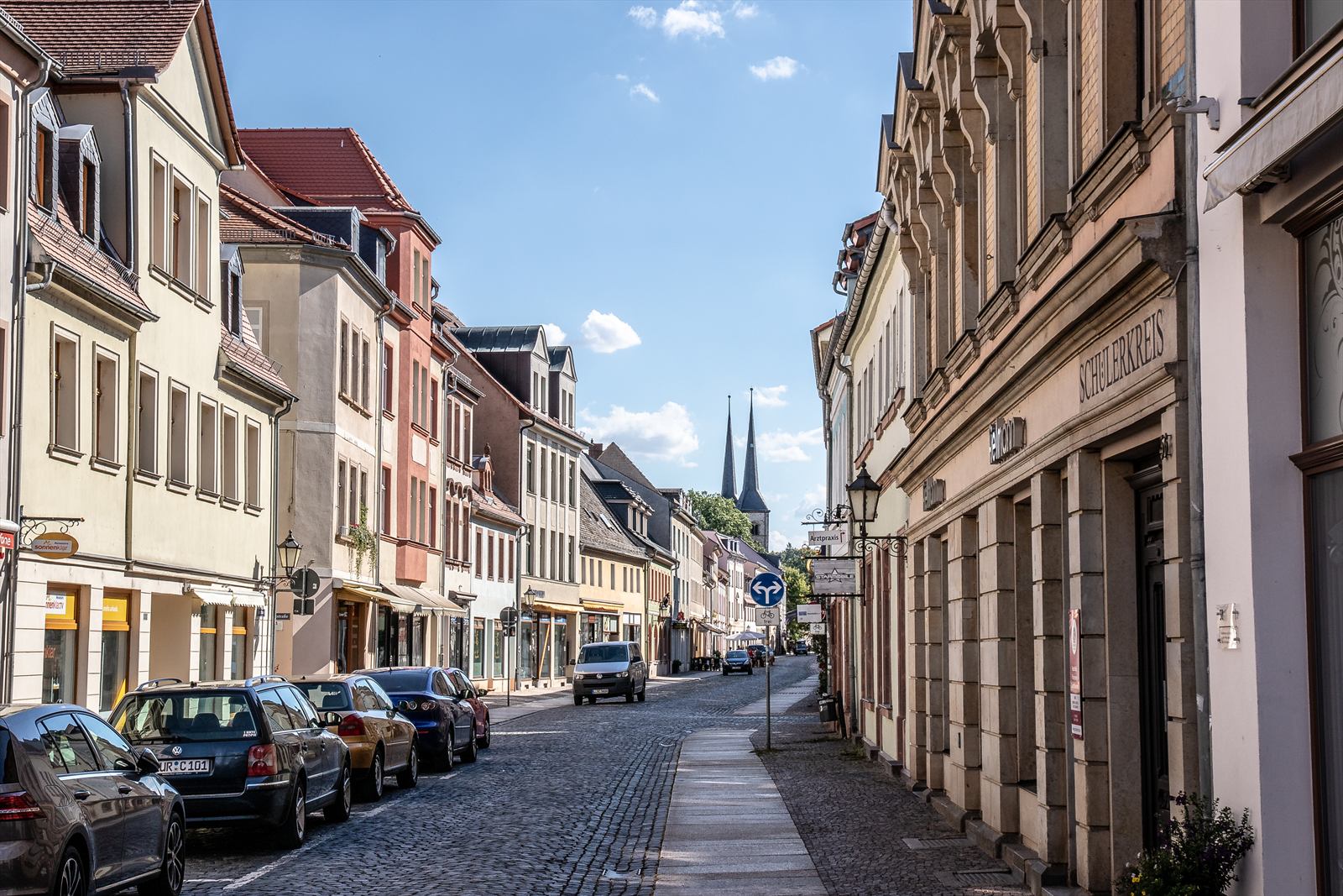 Gasse in der Grimmaer Altstadt